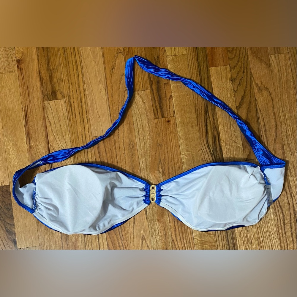 Fashion Nova Women’s 3XL Blue Two Piece Bikini Swimsuit Set - Picture 3 of 6